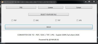 CONVERTER EXE TO - PDF / DOC / TXT / JPG CONVERTER EXE TO - PDF / DOC / TXT / JPG
