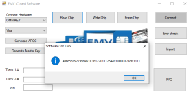 EMV SOFTWARE - EMV Reader Writer Software